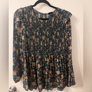 Smocked Bodice Blouse